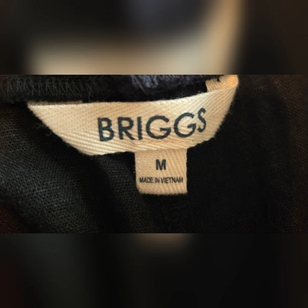NWOT | Briggs | Women's Linen Blend Pull On Shorts | Size: Medium | Color: Black